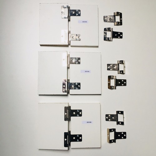 Single cranked flush - single, hinges