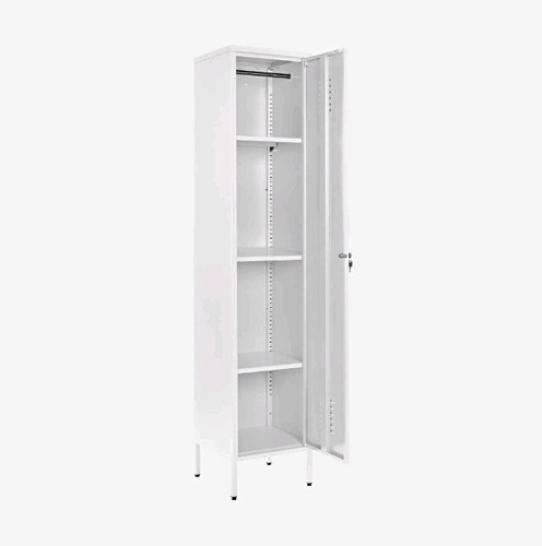 White steel single - steel,