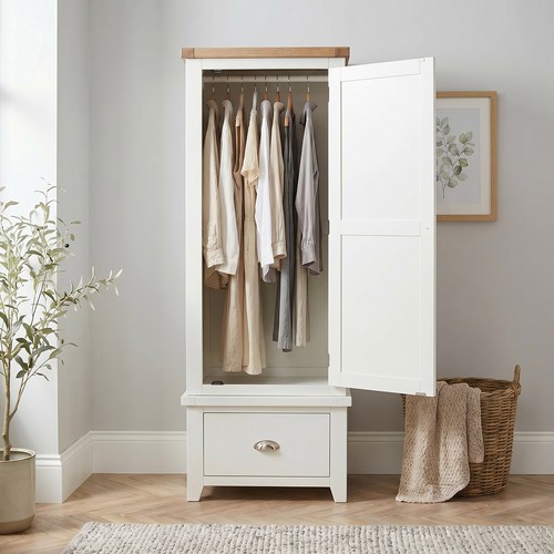 Door wardrobe with drawer - 1,