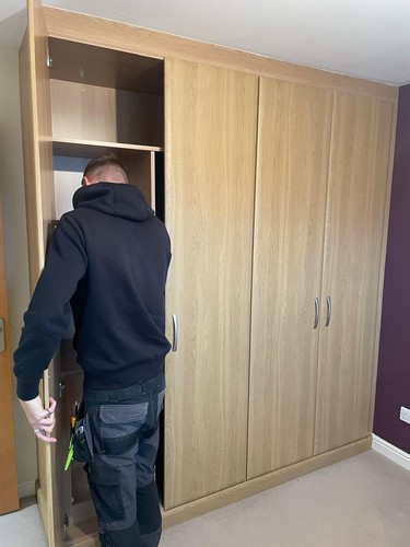 Large door oak laminate - door,