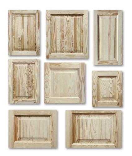 Pine natural plain front - pine,