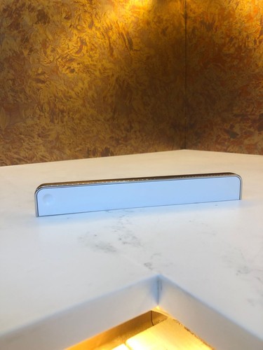 White polished chrome - &,