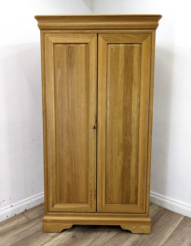 Wardrobe solid oak - wardrobe,