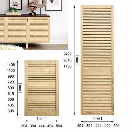 Single louvre door vented - single,