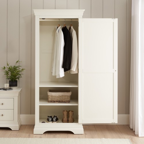 Single wardrobe wilmslow - single, white